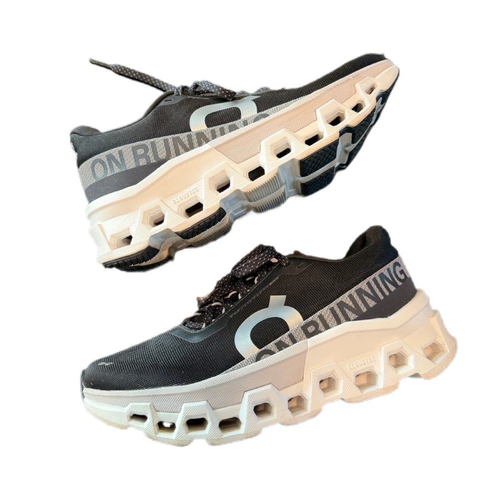 ON Running Cloudmonster 2 Running Shoe Black Frost Women’s 6.5 - Picture 8 of 15